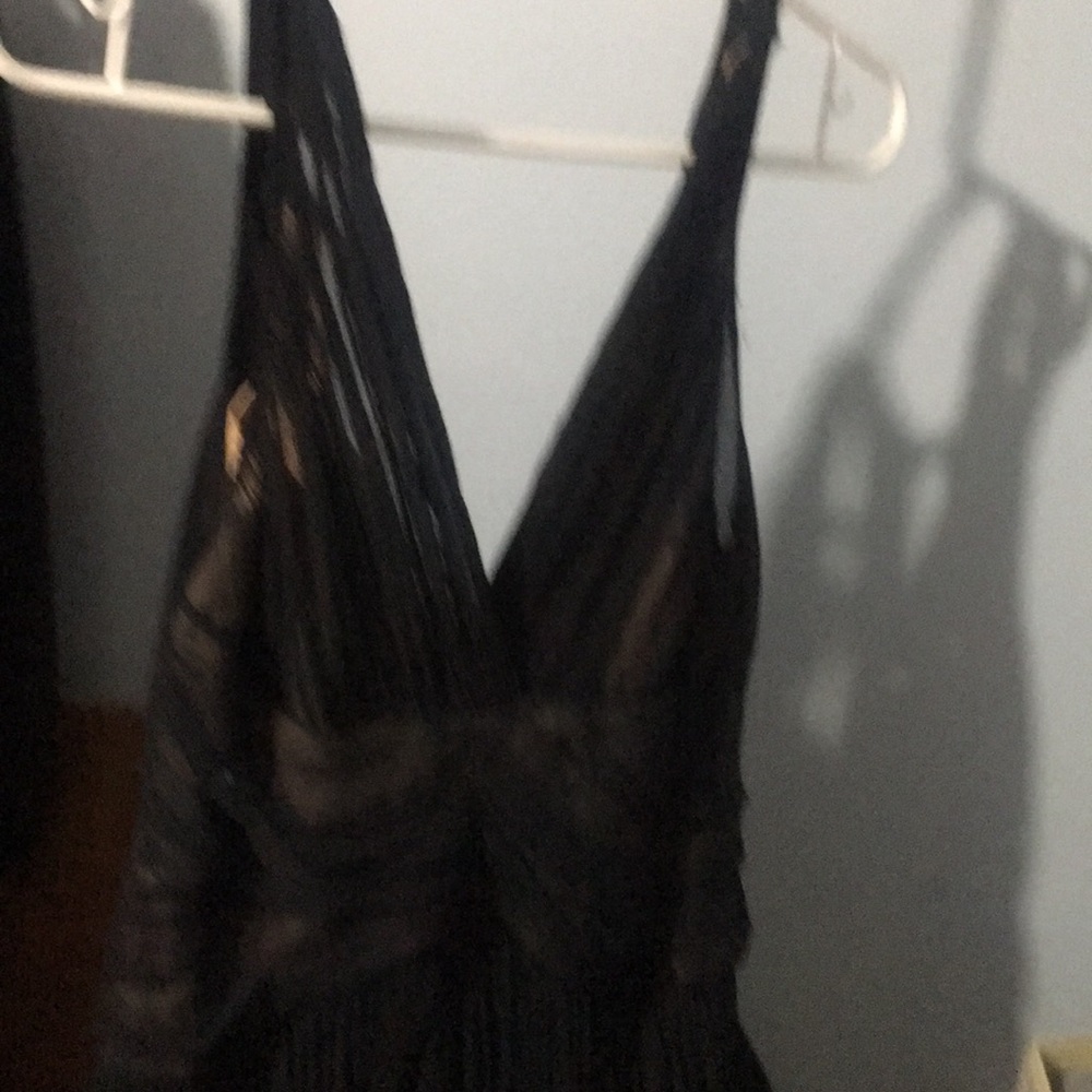 Bcbg Maxazria Black taffeta dress